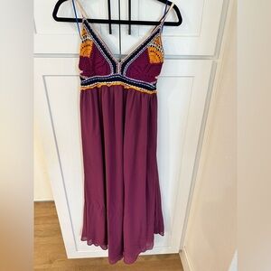 Maeve Crochet Bodice Maxi Dress Size M